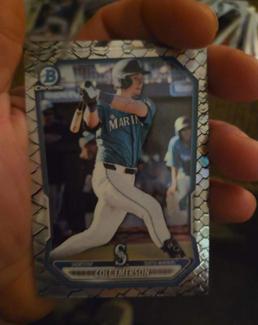 2026 Bowman Chrome #BCP-108 Colt Emerson — front