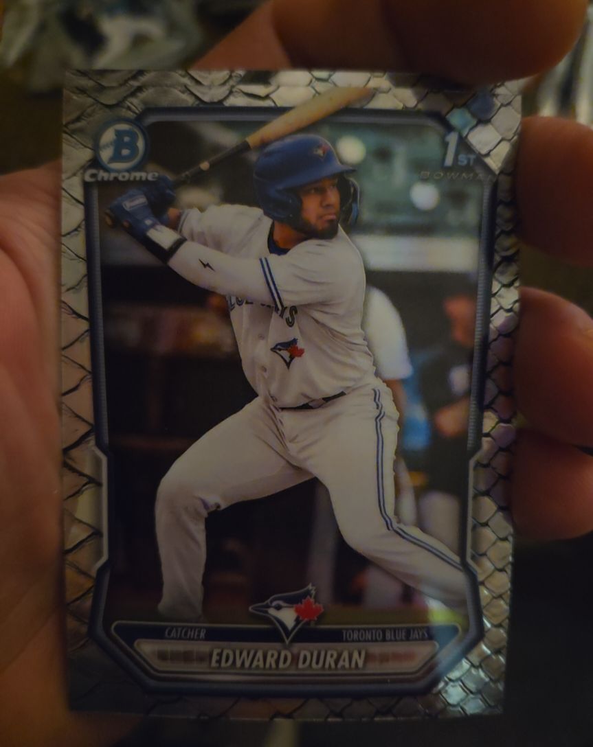 2026 Bowman Chrome #BCP-24 Edward Duran — front