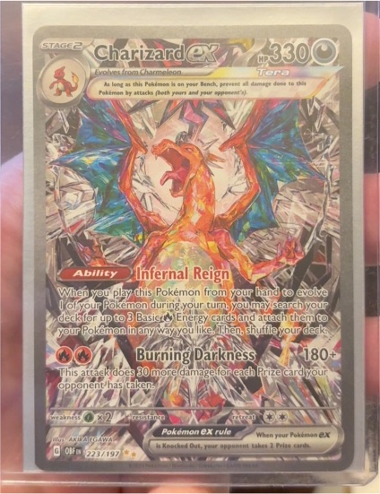 2023 Pokémon SV Obsidian Flames #223 Charizard ex — front