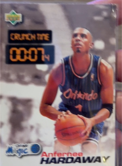 1997 Upper Deck Nestle Crunch Time #CT24 Anfernee Hardaway — front