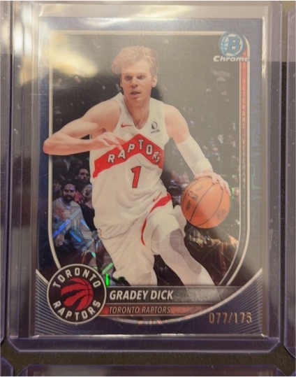 2025 Bowman Chrome #BCV-70 Gradey Dick — front
