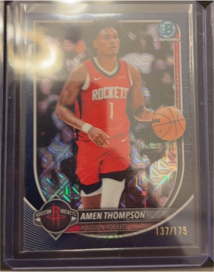 2025 Bowman Chrome #BCV-134 Amen Thompson — front