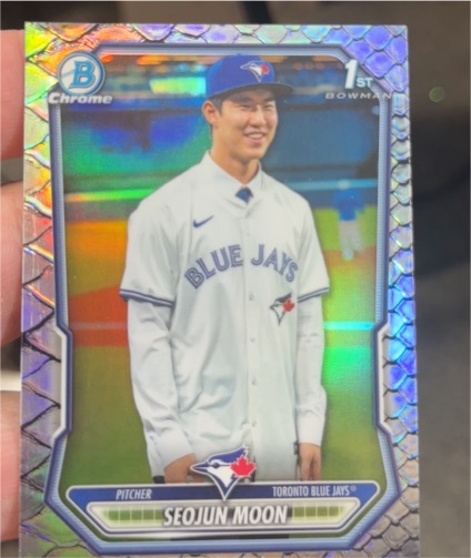 2026 Bowman Chrome #BCP-127 Seojun Moon — front