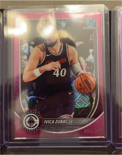 2025-26 Bowman Chrome #BCV-120 Ivica Zubac — front