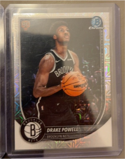 2025-26 Bowman Chrome #BCV-22 Drake Powell — front