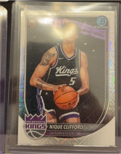 2025-26 Bowman Chrome #BCV-24 Nique Clifford — front