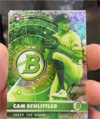 2026 Bowman Chrome Under The Radar #UR-2 Cam Schlittler — front