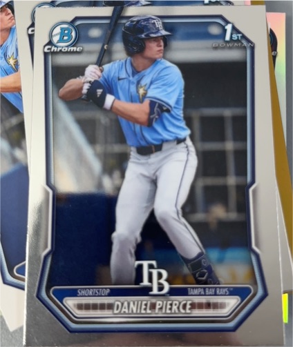 2026 Bowman Chrome #BCP-77 Daniel Pierce — front