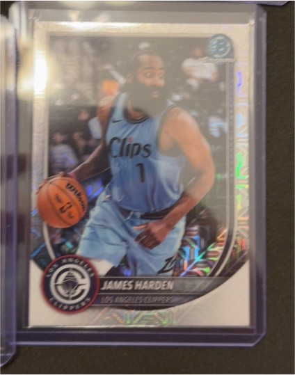2025-26 Bowman Chrome #BCV-119 James Harden — front