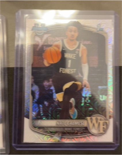 2025-26 Bowman Chrome #BCP-92 Nate Calmese — front