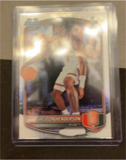 2025 Bowman Chrome #BCP-10 Shelton Henderson — front