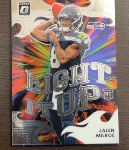 2025 Panini Donruss Optic #6 Jalen Milroe Light It Up Rookie — front