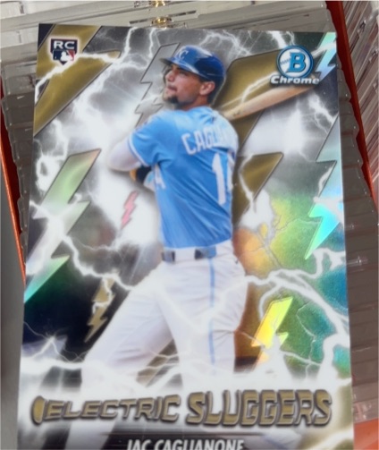 2026 Bowman Chrome #ES-23 Jac Caglianone Electric Sluggers — front