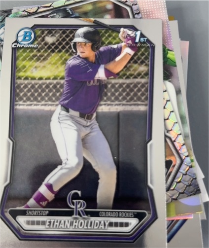 2026 Bowman Chrome #BCP-1 Ethan Holliday — front
