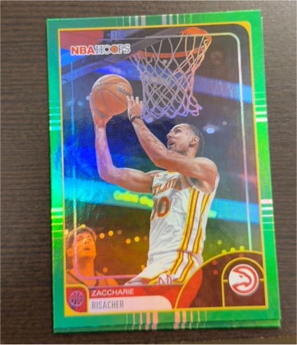2026 Topps NBA Hoops #105 Zaccharie Risacher — front