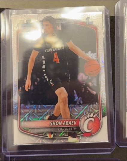 2025-26 Bowman Chrome #BCP-19 Shon Abaev — front