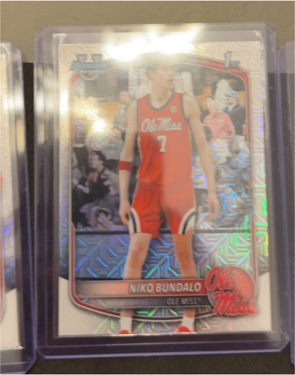 2025 Bowman Chrome #BCP-18 Niko Bundalo — front