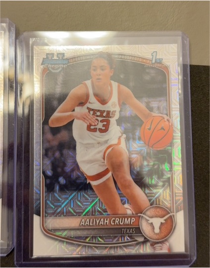 2025 Bowman Chrome #BCP-33 Aaliyah Crump — front