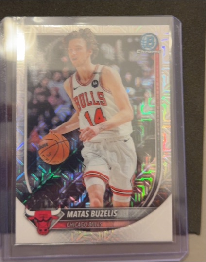 2025-26 Bowman Chrome #BCV-73 Matas Buzelis — front