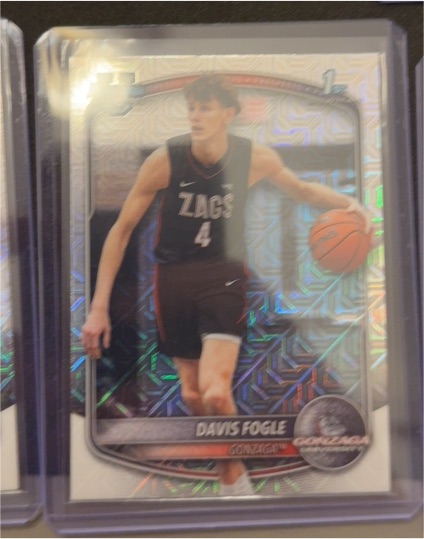 2025-26 Bowman Chrome #BCP-47 Davis Fogle — front
