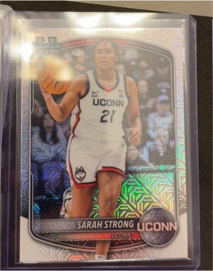 2025-26 Bowman Chrome #BCP-80 Sarah Strong — front