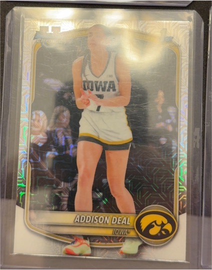 2025-26 Bowman Chrome #BCP-50 Addison Deal — front