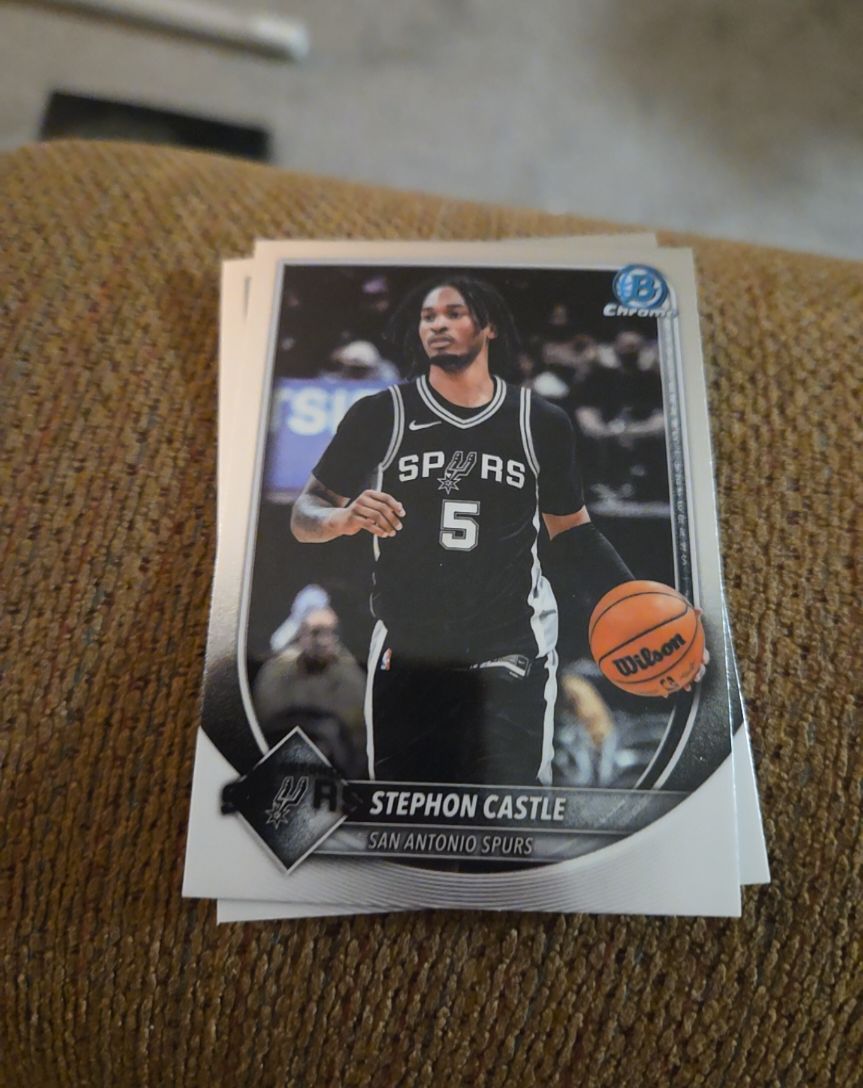2025-26 Bowman Chrome #BCV-145 Stephon Castle — front