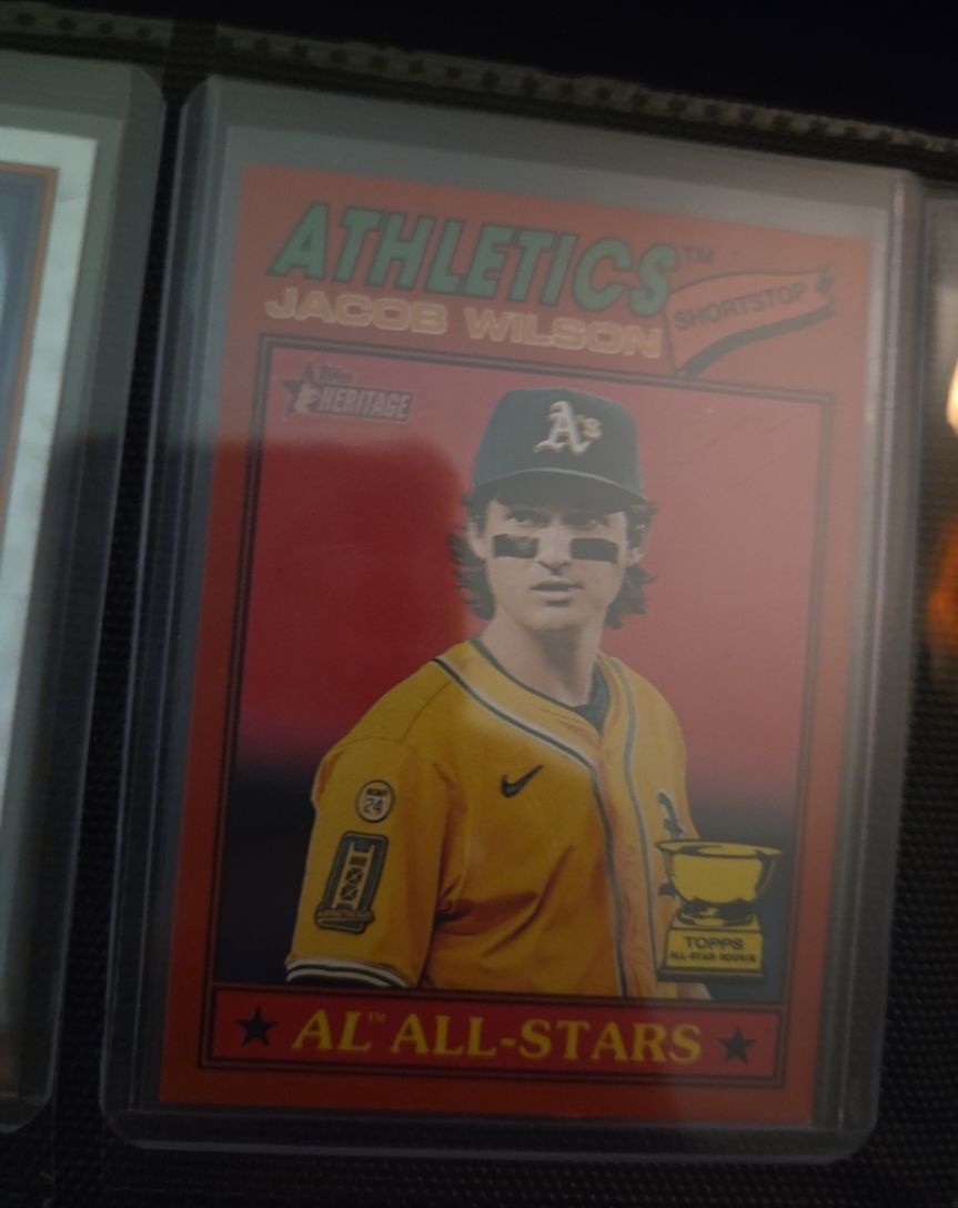 2026 Topps Heritage #17 Jacob Wilson — front