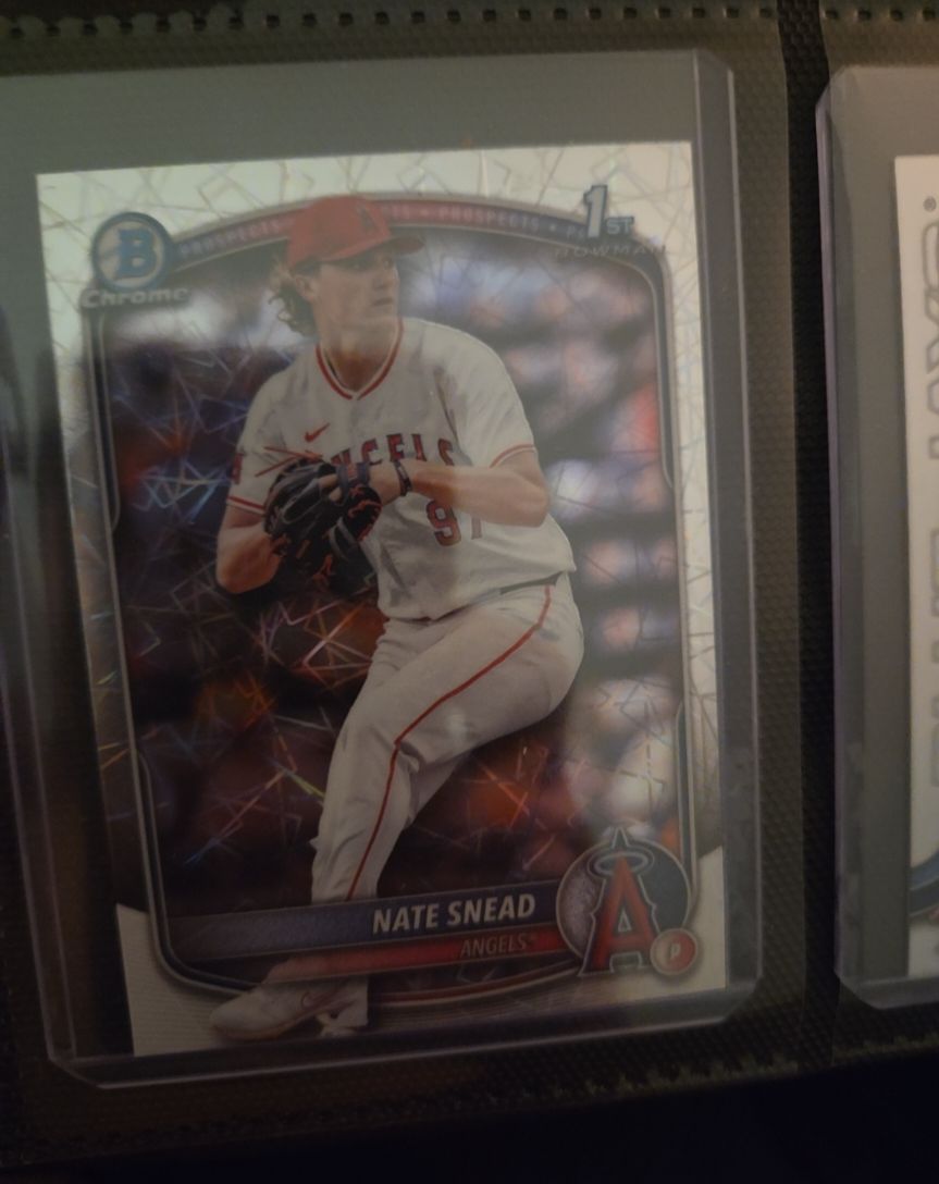 2025 Bowman Draft Chrome Mojo Refractor #BDC-38 Nate Snead — front