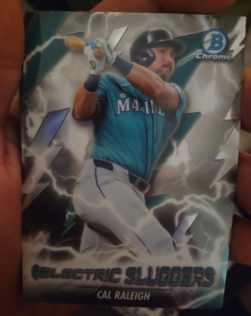 2026 Bowman Chrome Electric Sluggers #ES-14 Cal Raleigh — front