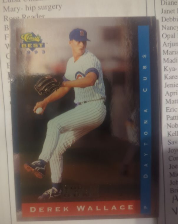 1993 Classic Best #YG27 Derek Wallace — front