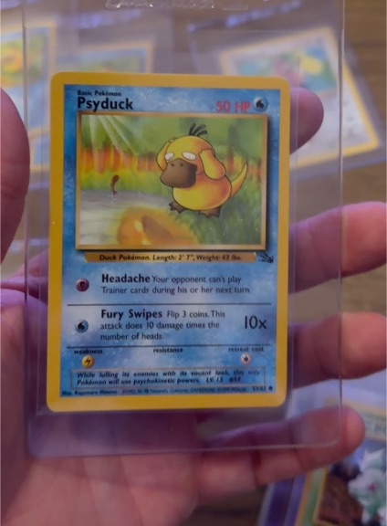 1999 Pokémon #53 Psyduck — front