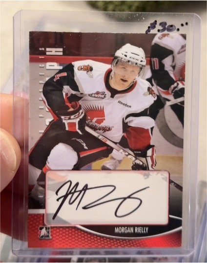 2012-13 ITG Heroes and Prospects #A-MR Morgan Rielly — front