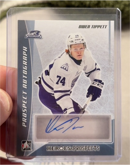 2016-17 Leaf ITG Heroes & Prospects #74 Owen Tippett — front