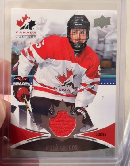 2016-17 Upper Deck Team Canada Juniors #142 Noah Gregor — front