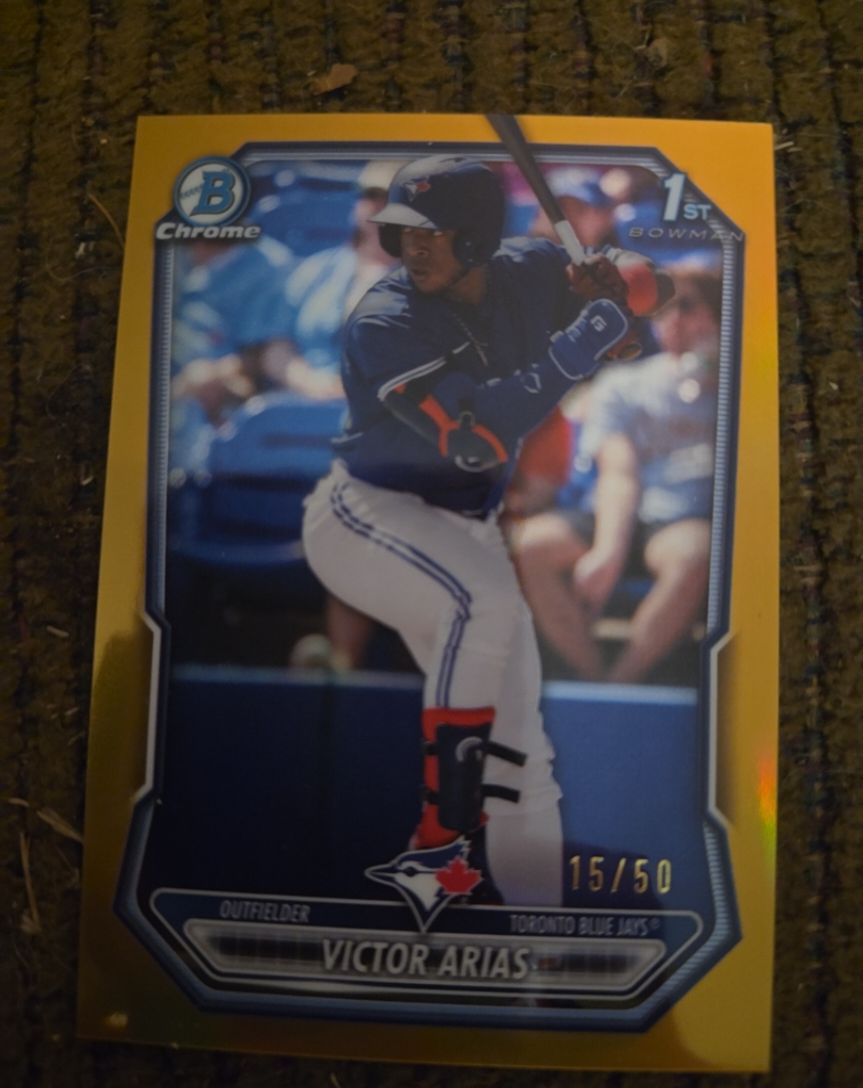 2026 Bowman Chrome #BCP-29 Victor Arias — front
