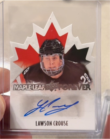 2015 Upper Deck Team Canada Maple Leaf Forever #ML-LC Lawson Crouse — front