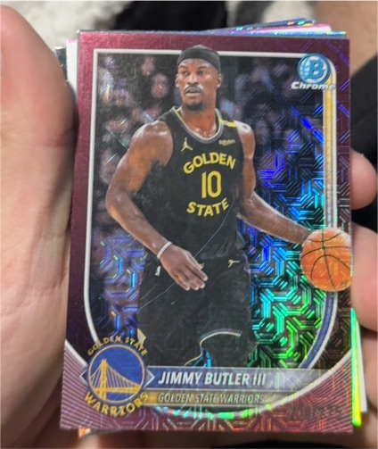 2025-26 Bowman Chrome #BCV-116 Jimmy Butler III — front