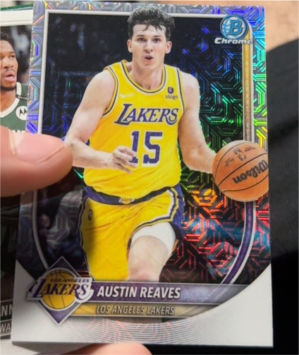 2025-26 Bowman Chrome #BCV-193 Austin Reaves — front