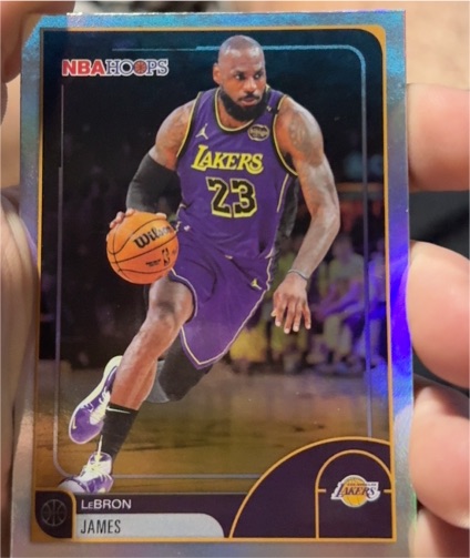 2025-26 Topps NBA Hoops #84 LeBron James — front