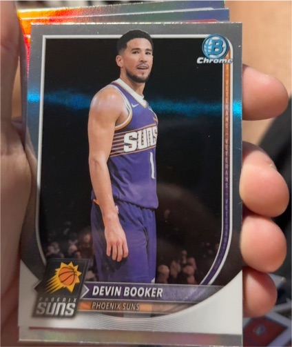 2025 Bowman Chrome #BCV-124 Devin Booker — front