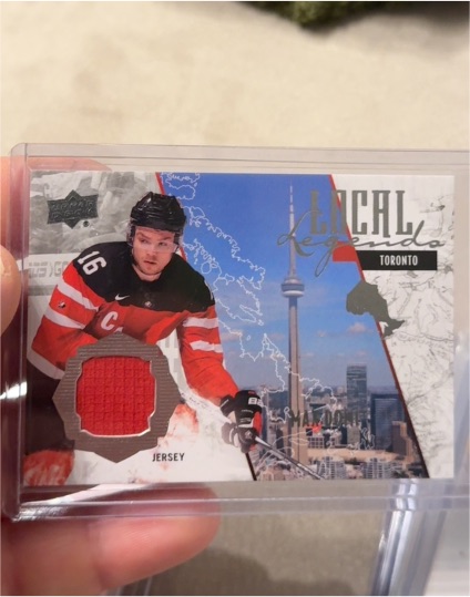 2015-16 Upper Deck Team Canada Juniors #LL-MD Max Domi Local Legends Jersey — front
