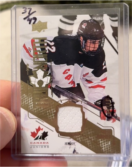 2015-16 Upper Deck Team Canada Juniors True North Jerseys #TNJH — front