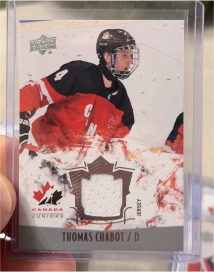 2016 Upper Deck Team Canada Juniors #113 Thomas Chabot — front