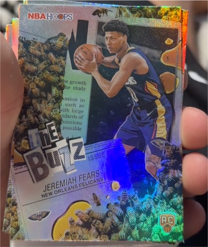 2025-26 Topps NBA Hoops #TB-7 Jeremiah Fears The Buzz — front