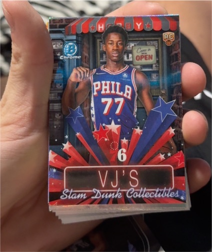2025-26 Bowman Chrome #HS-8 VJ Edgecombe — front