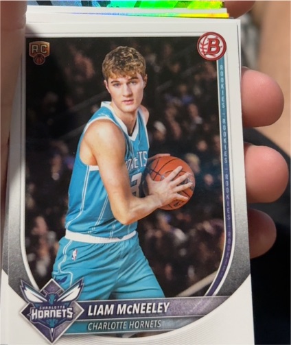 2025-26 Bowman #29 Liam McNeeley — front