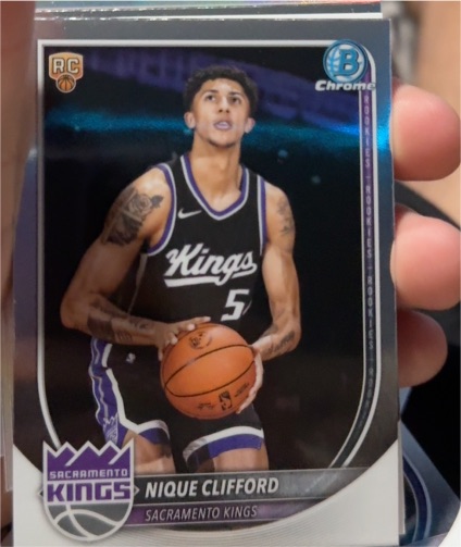 2025 Bowman Chrome #BCV-24 Nique Clifford — front