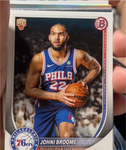 2025 Bowman #35 Johni Broome RC — front
