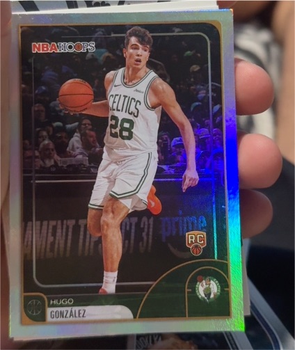 2025-26 Topps NBA Hoops #72 Hugo González — front